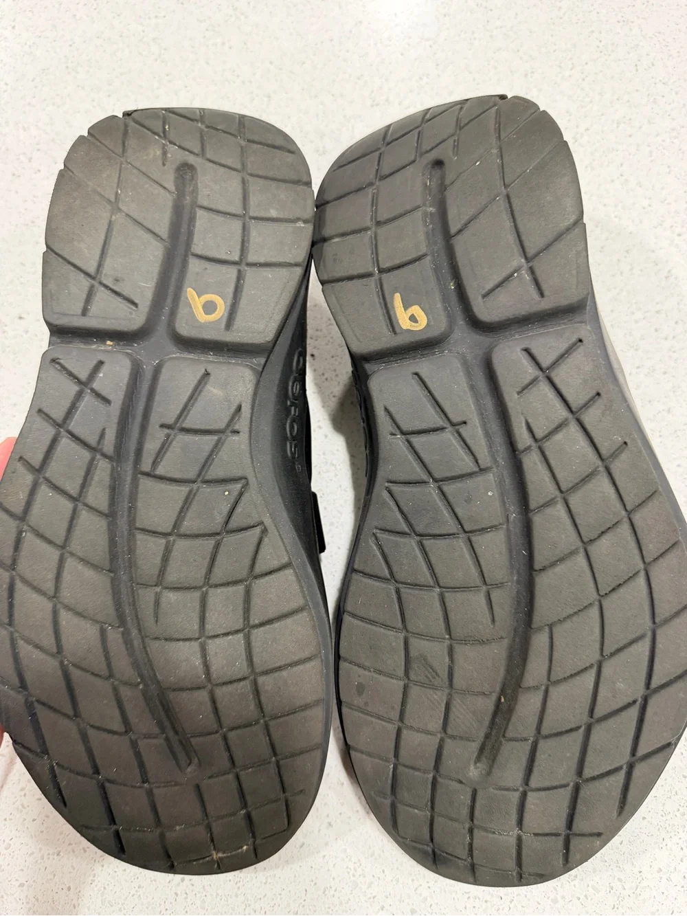 OOFOS Men’s Black Recovery Slip-On Casual Shoes US 12 EU 45 7012022-16